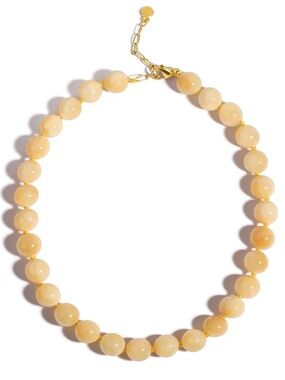 Quartz with 24k Gold Plated Clasp Necklace NWOT